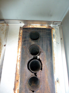 Gas fired air handling unit.